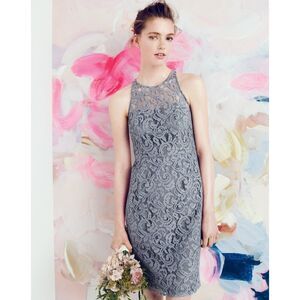 NWT. J. Crew Elegant Wedding & Party Dresses Pamela dress in Leavers lace sz 12